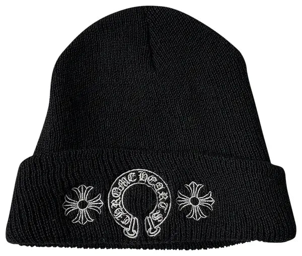 (UPCOMING) Chrome Hearts Horseshoe Beanie 'Black'