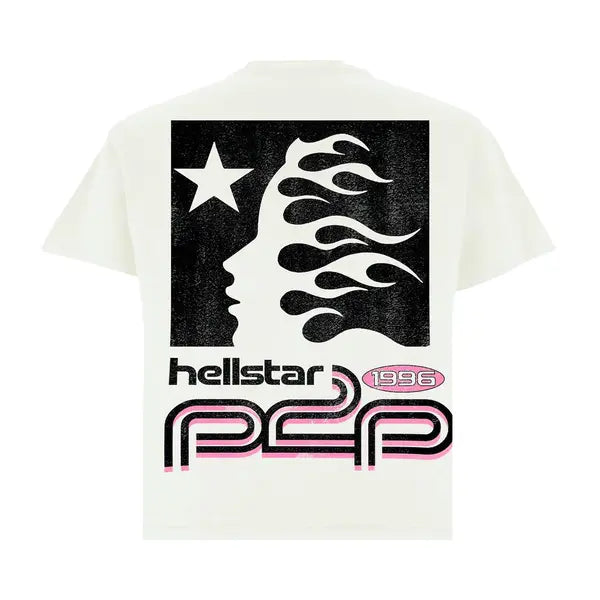 Hellstar Sport Logo T-Shirt 'White/Pink