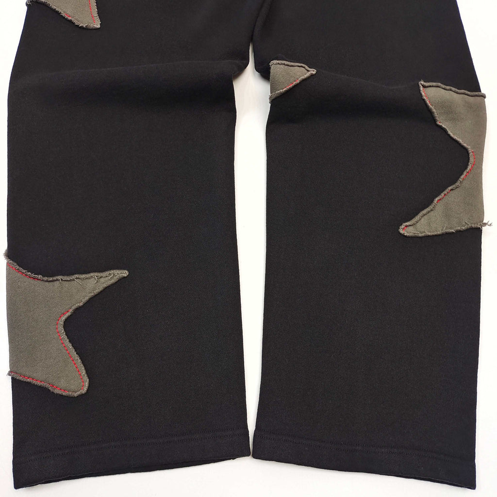 Sp5der Big Star Wide Leg Sweatpant 'Black'