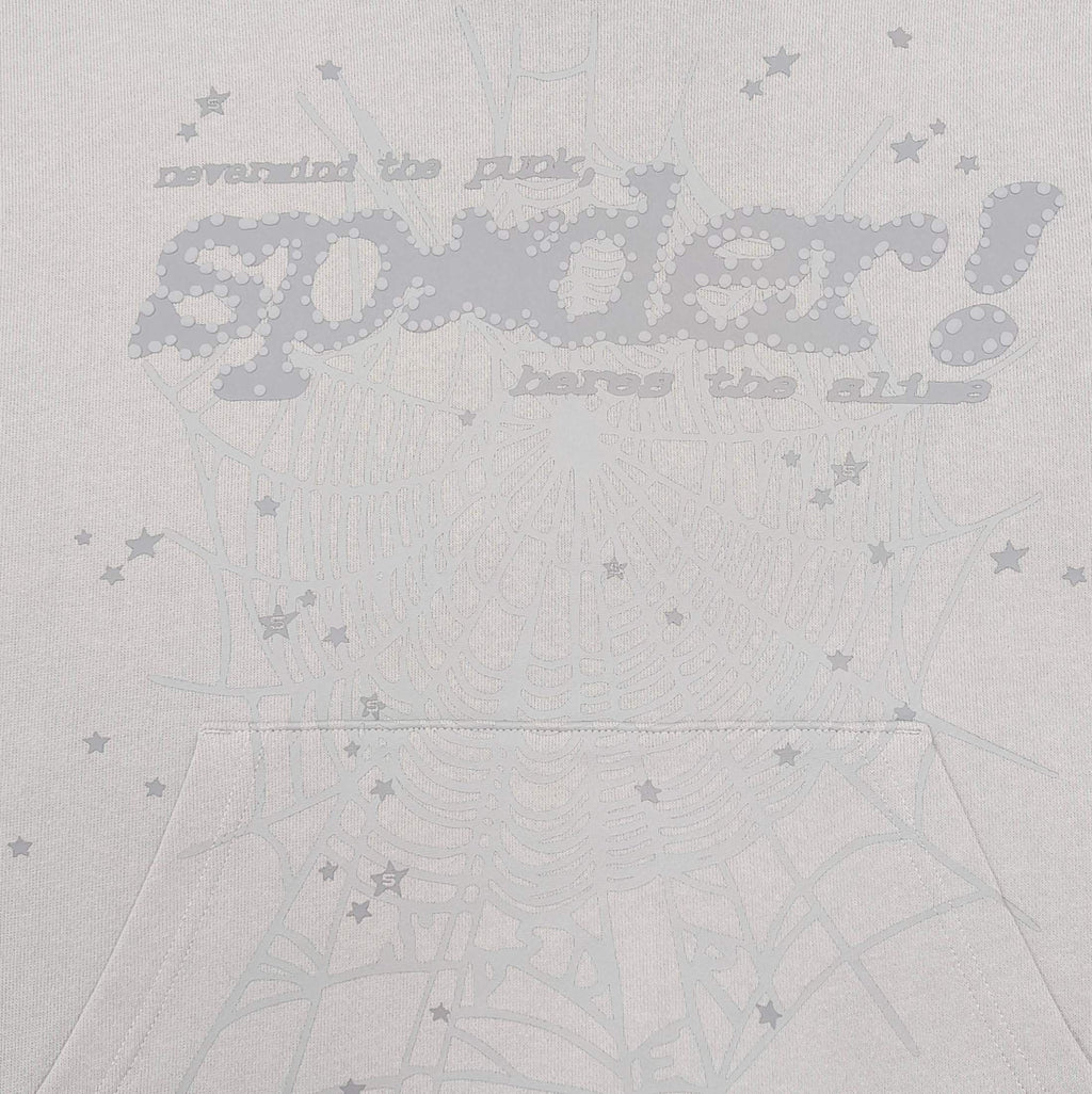 Sp5der Tonal Punk V2 Hoodie 'Sport Grey'