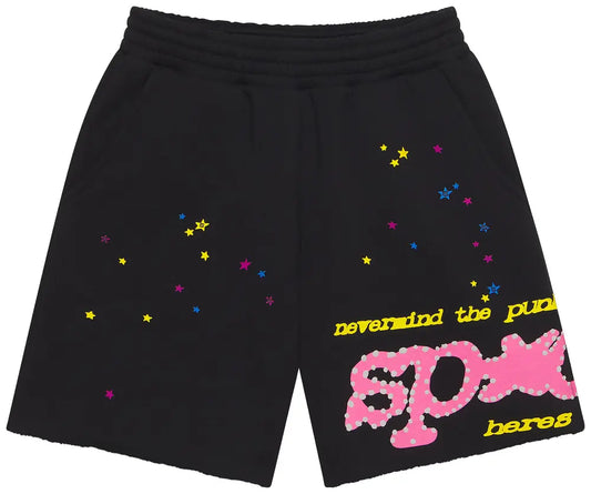 (UPCOMING)Sp5der Punk V2 Shorts 'Black'