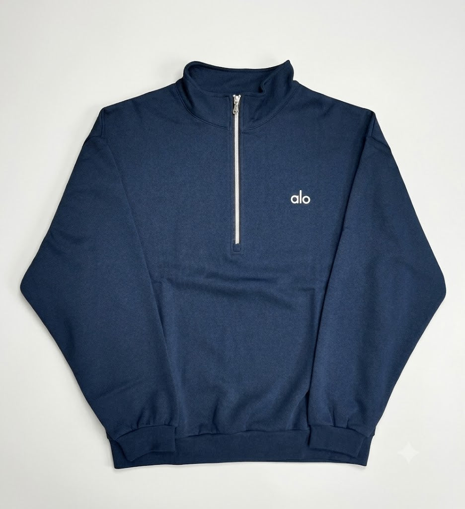 (UPCOMING) Navy blue Alo quarter zip
