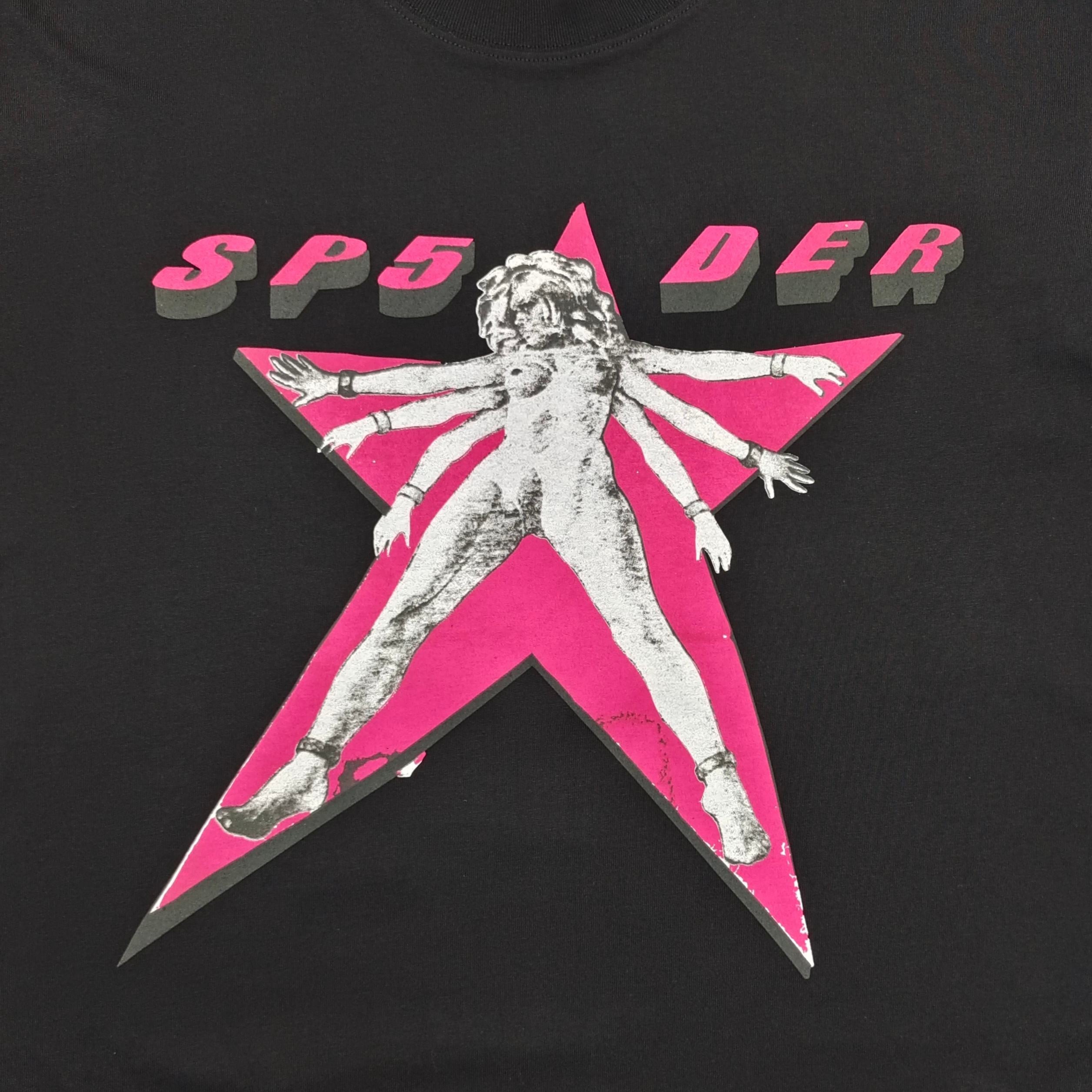 Sp5der Star Girl Tee 'Black'