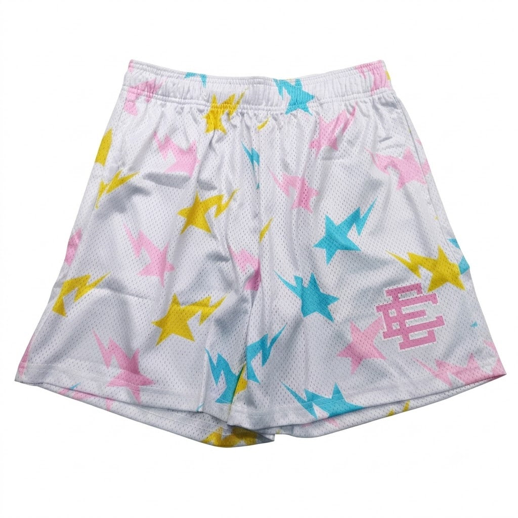 (UPCOMING) Eric Emanuel x BAPE EE Basic/Core Short White/Yellow/Blue/Pink