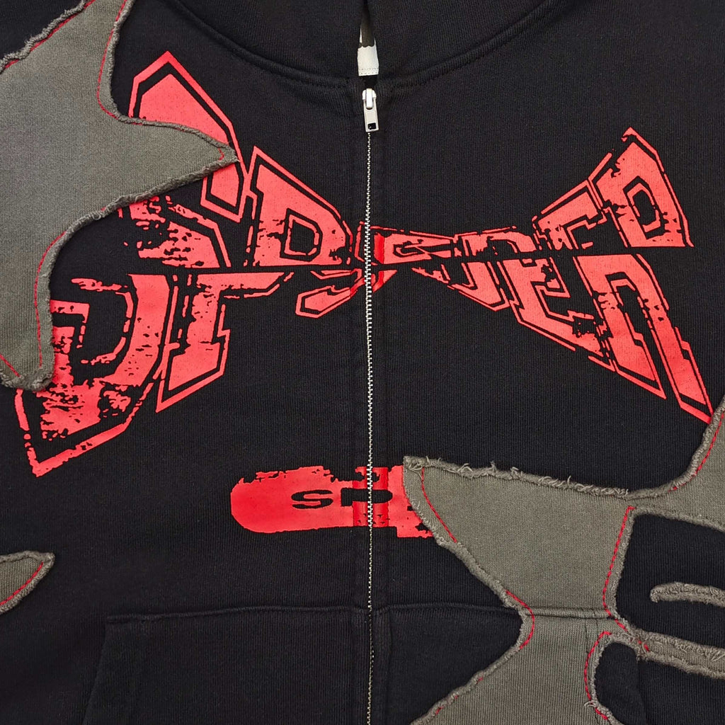Sp5der Big Star Full Zip Hoodie