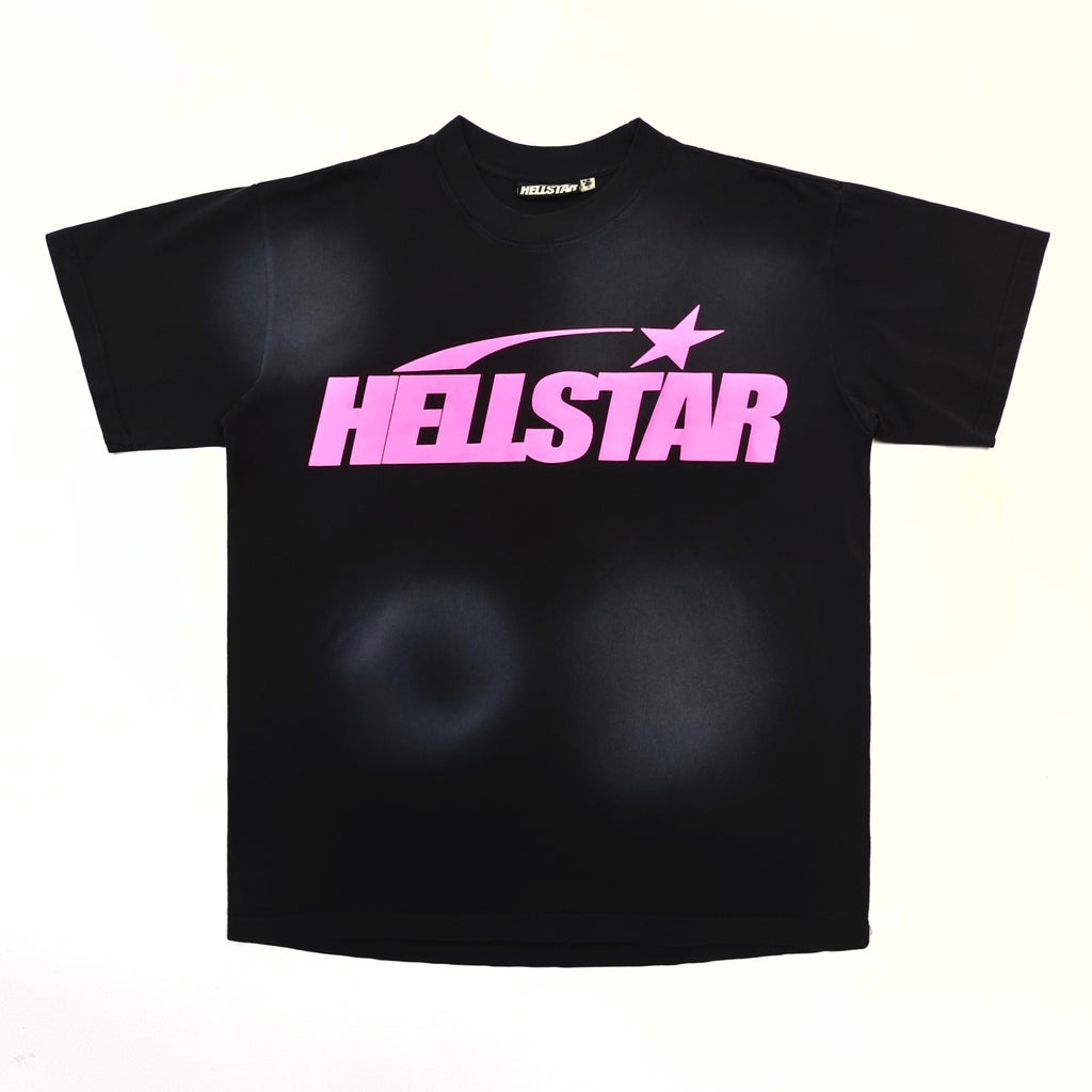 Hellstar Classic T-Shirt (Regular Print) 'Black/Pink'