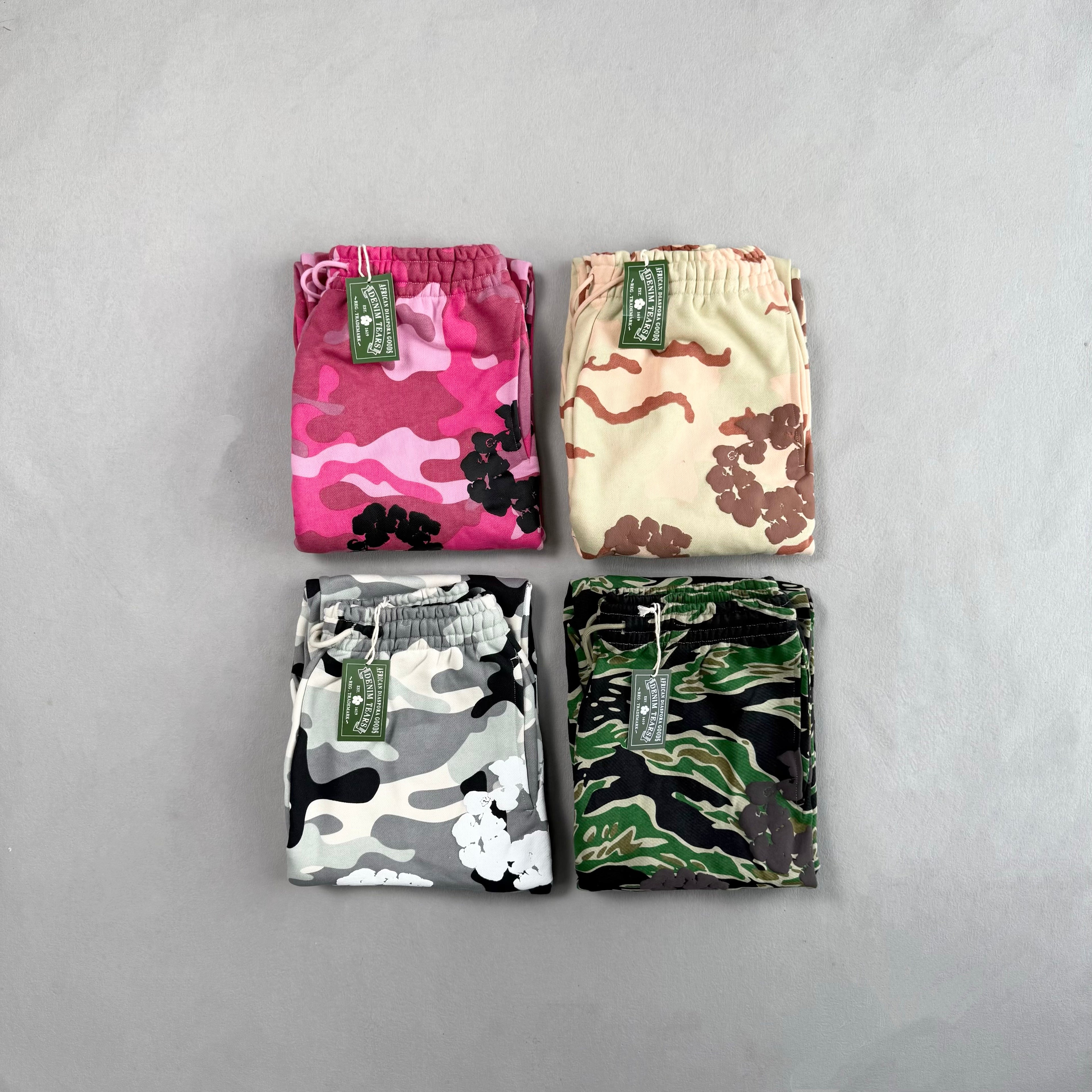 Denim Tears Wreath Sweatpants camo