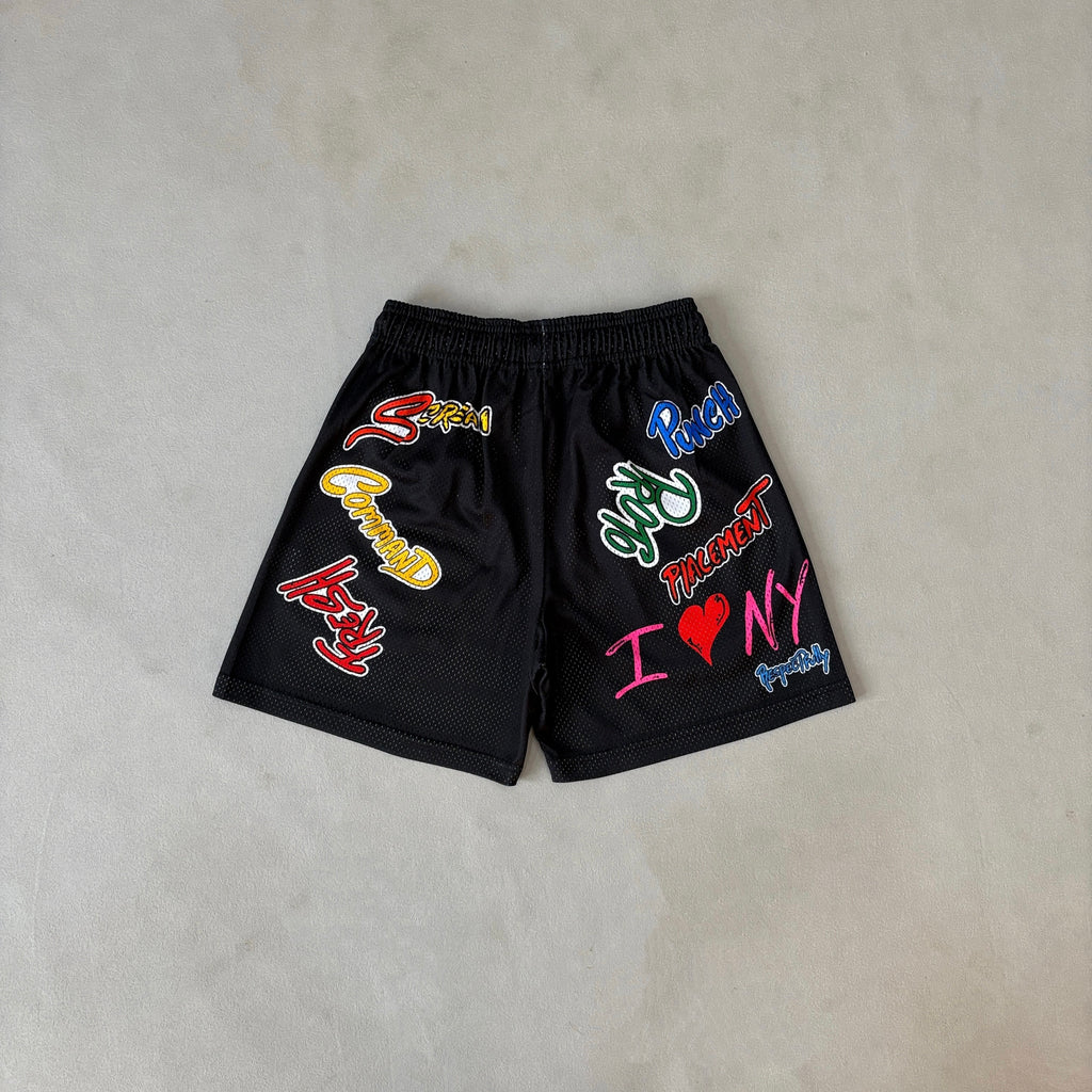 Eric Emanuel x Matty Boy EE Shorts 'Black/Blue'