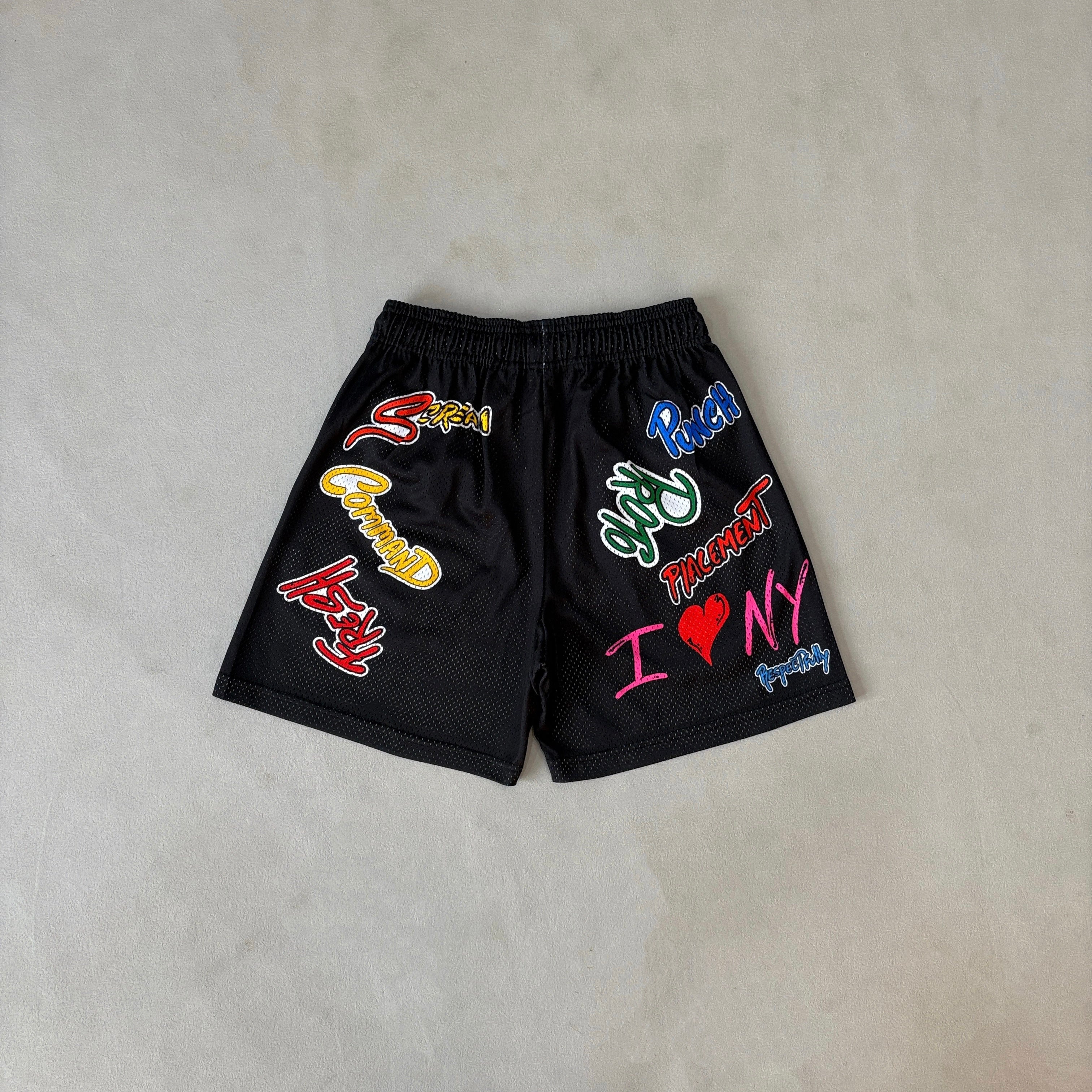 Eric Emanuel x Matty Boy EE Shorts 'Black/Blue'