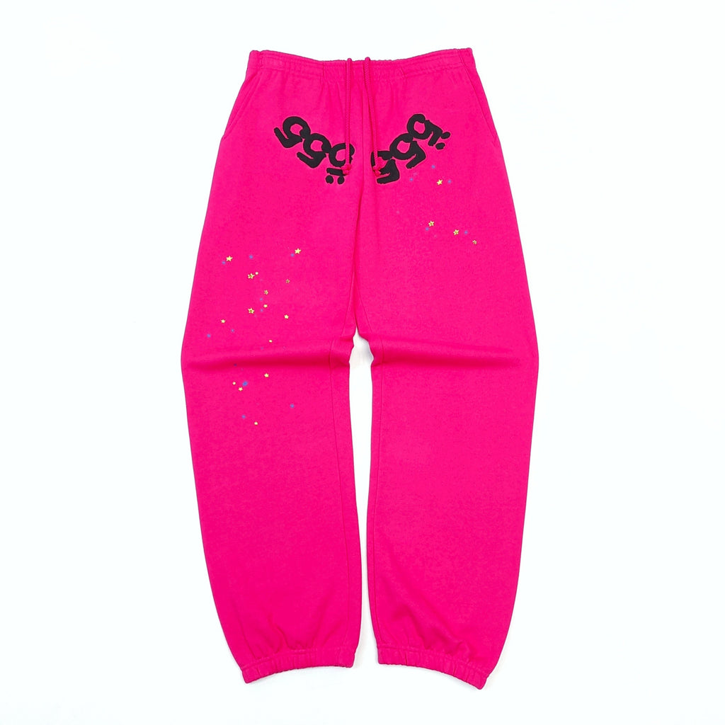 Sp5der Angel Number Sweatpant 'Pink'