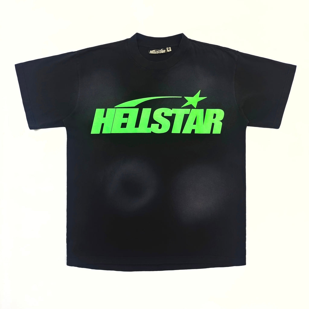 Hellstar Classic T-Shirt (Regular Print) 'Black/Green'