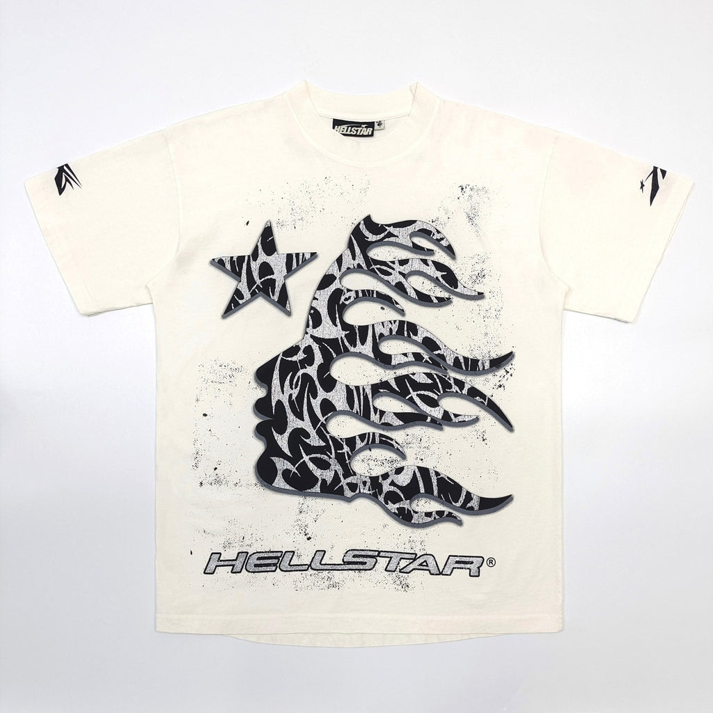 Hellstar Thorn Glitter T-Shirt 'Dirty White'