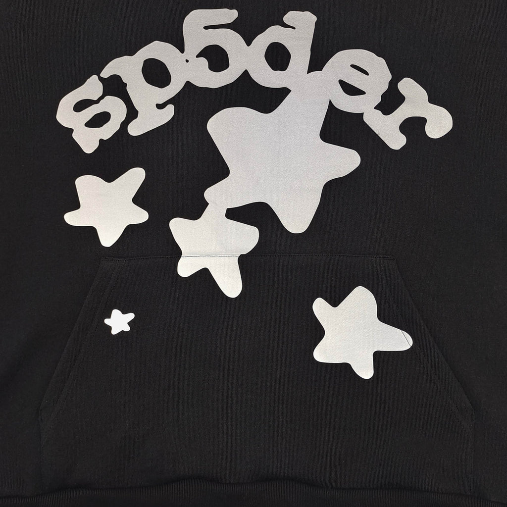 Sp5der Reflective Beluga Hoodie 'Black'