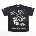 Hellstar Thorn Glitter T-Shirt 'Green'