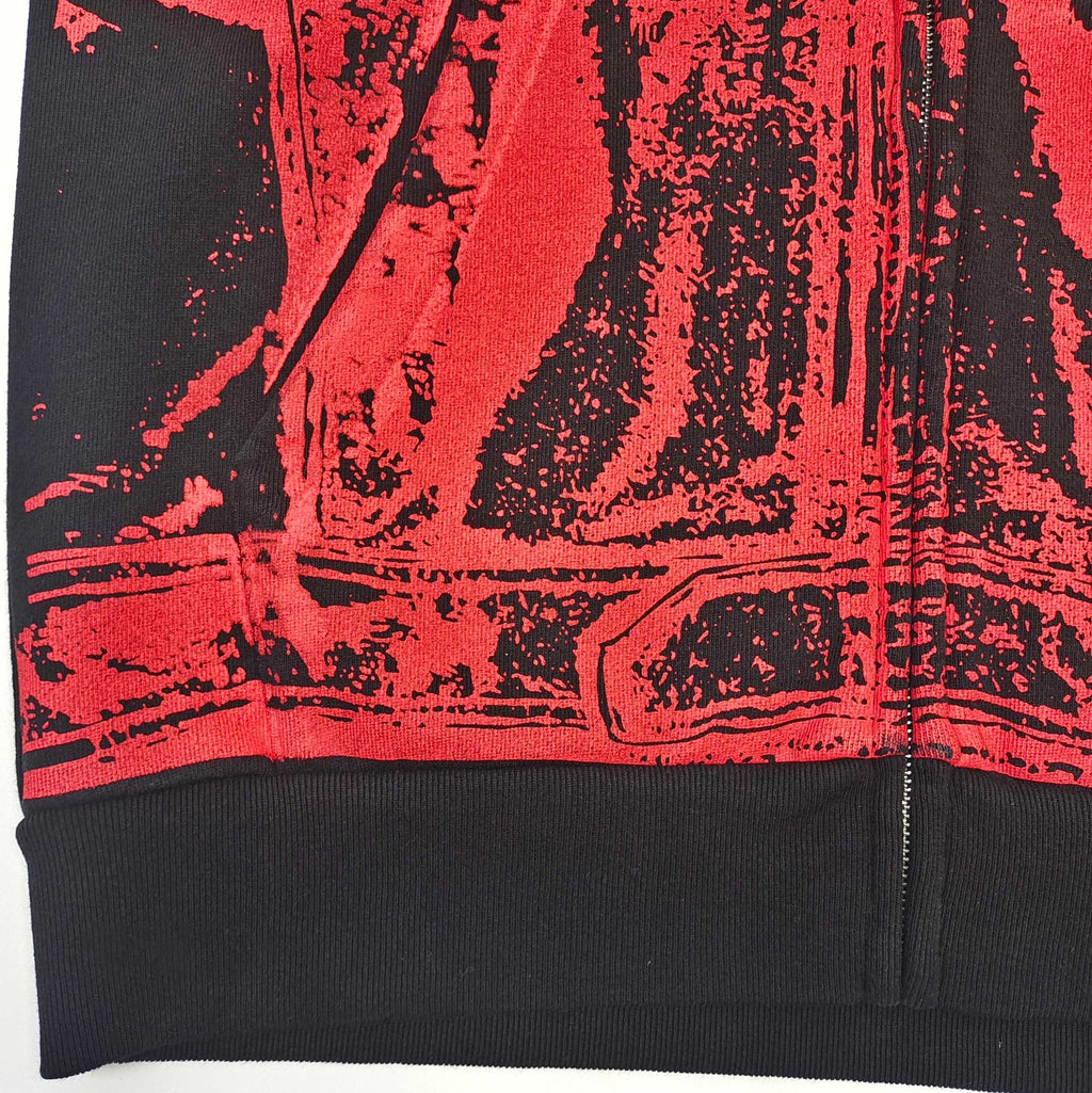 Sp5der JP5 Moto zipped hoodie