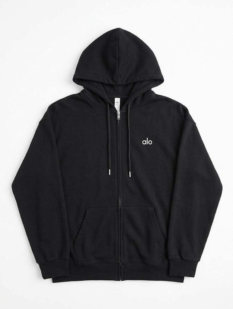 (UPCOMING) Black Alo zip up Hoodie