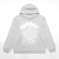 Sp5der OG Web Hoodie 'Heather Grey'