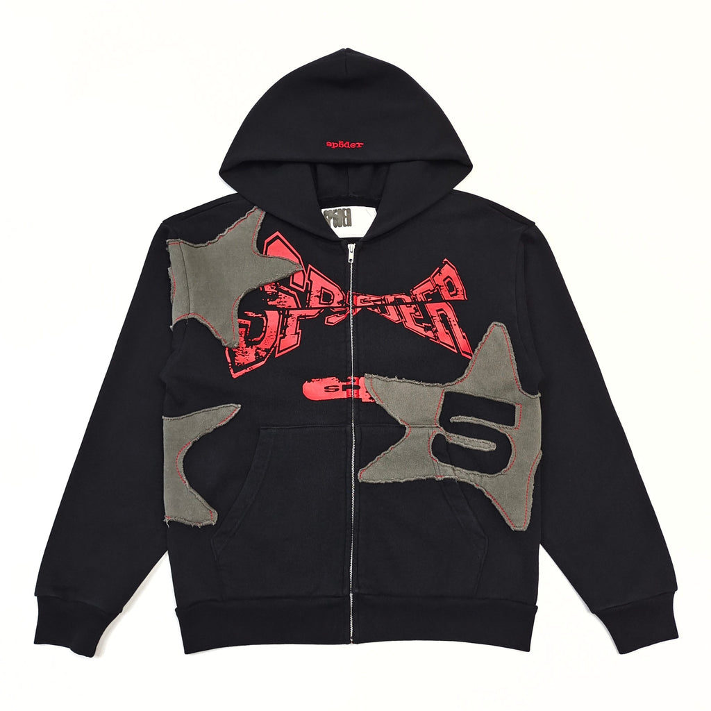 Sp5der Big Star Full Zip Hoodie