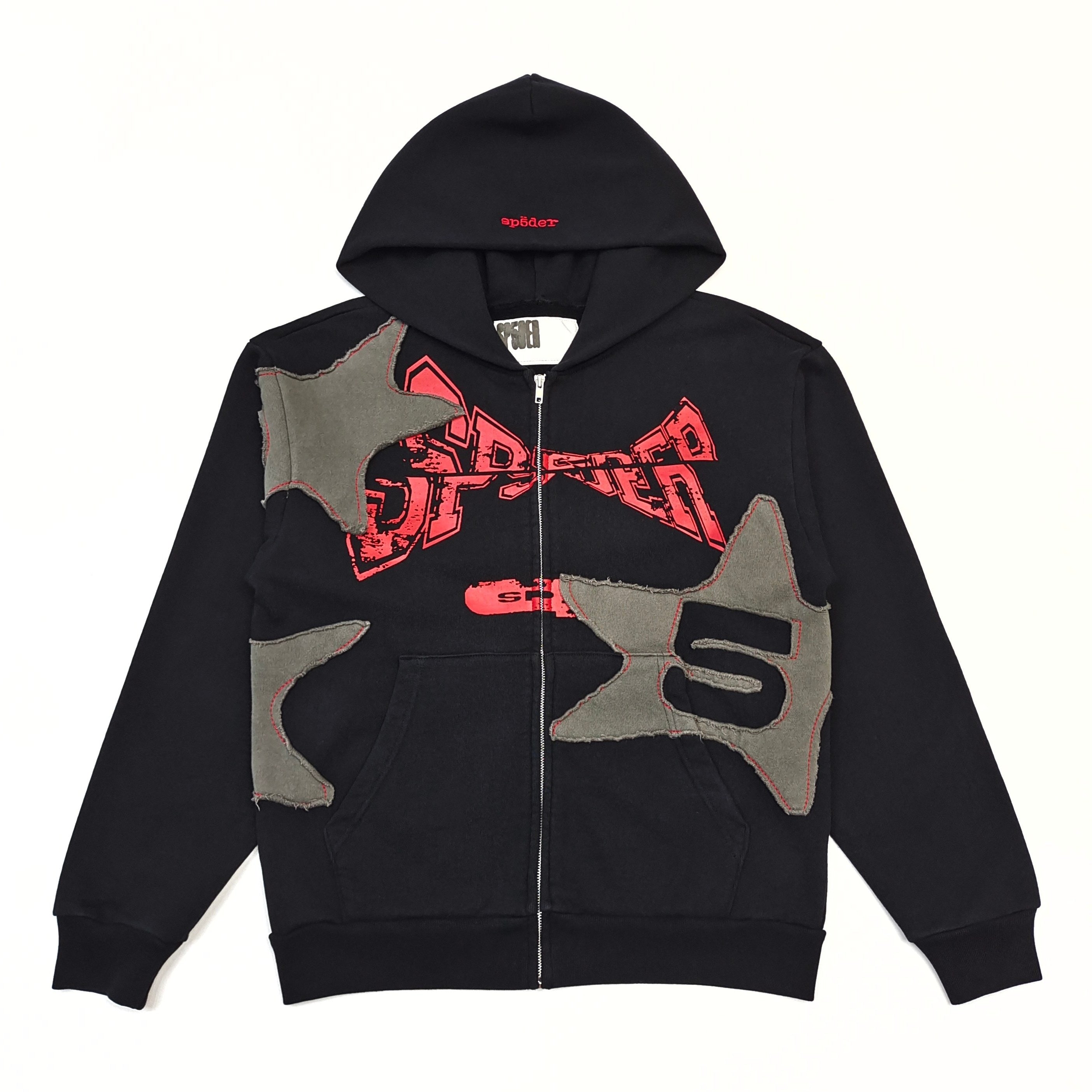 Sp5der Big Star Full Zip Hoodie