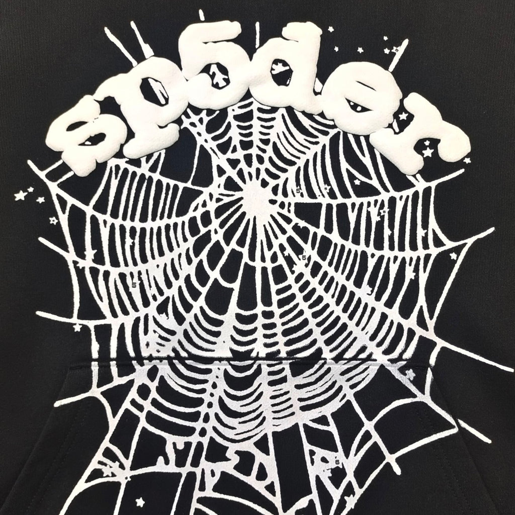 Sp5der OG Web Hoodie 'Black'
