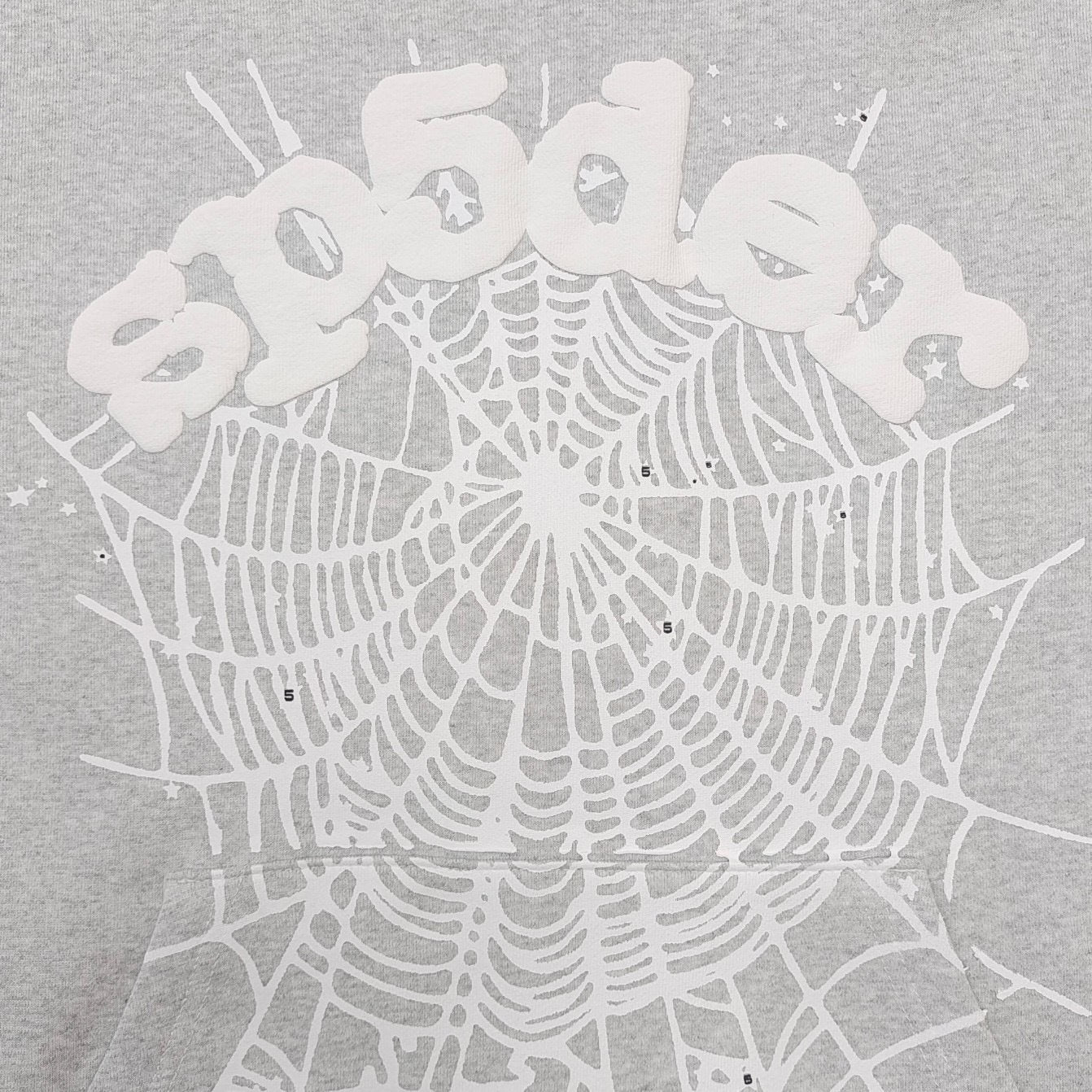 Sp5der OG Web Hoodie 'Heather Grey'