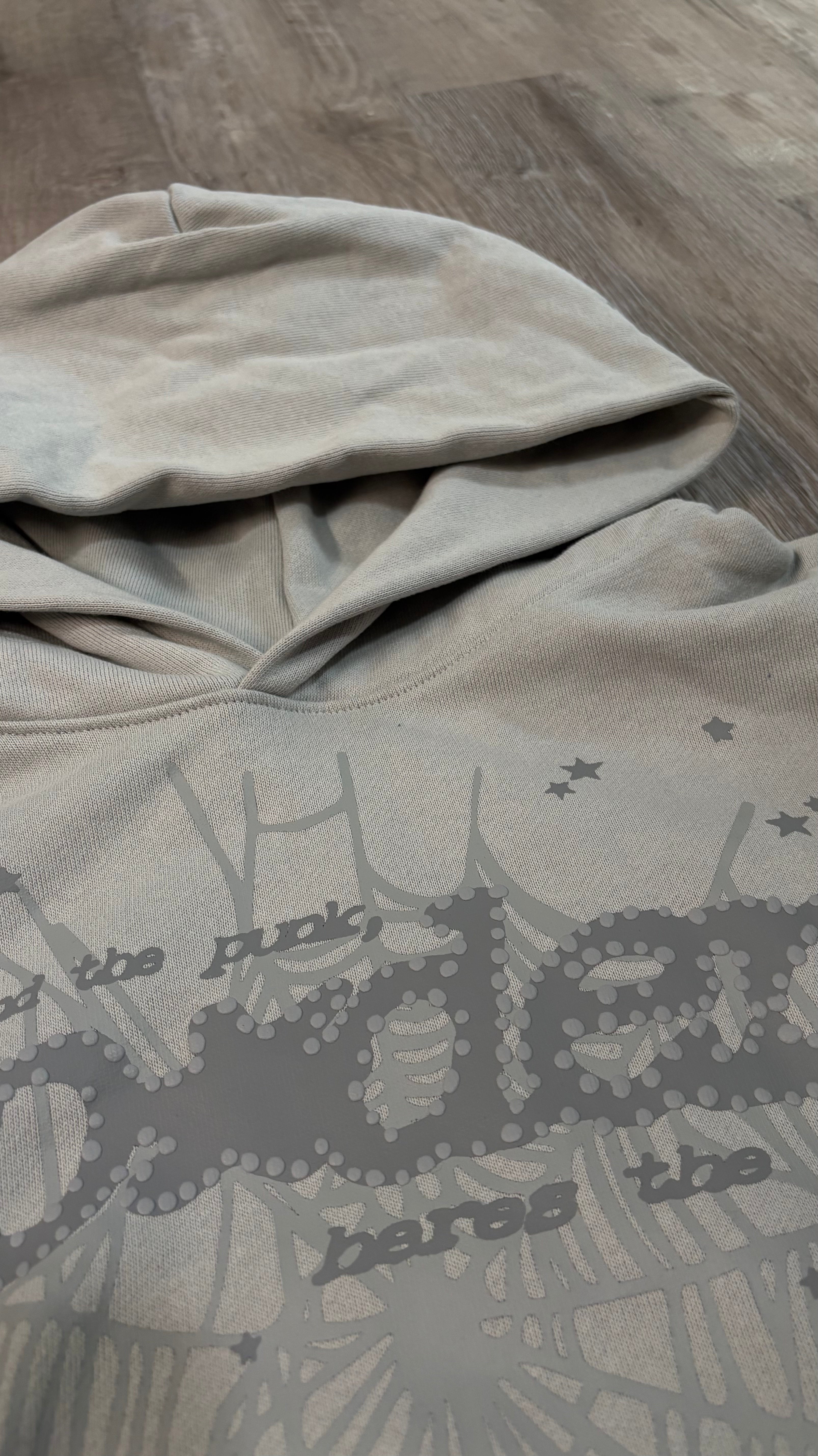 Sp5der Tonal Punk V2 Hoodie 'Sport Grey'