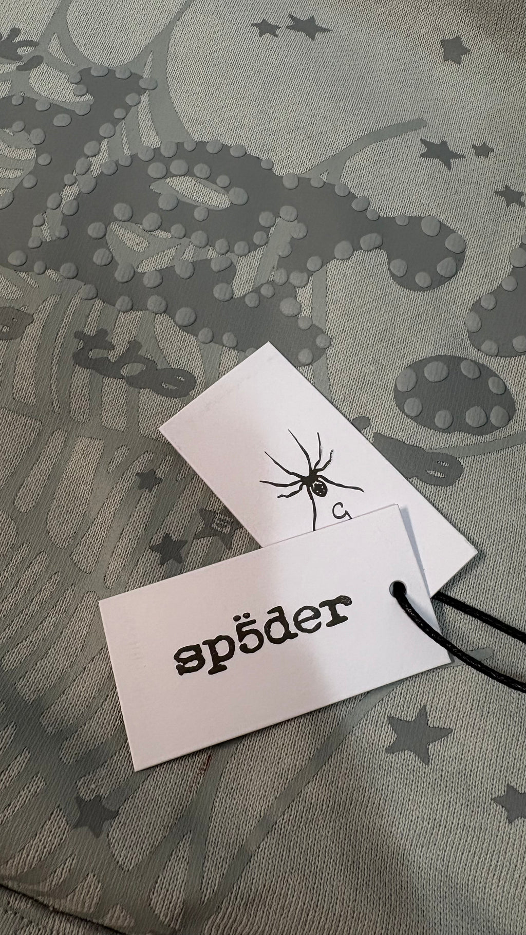 Sp5der Tonal Punk V2 Hoodie 'Sport Grey'