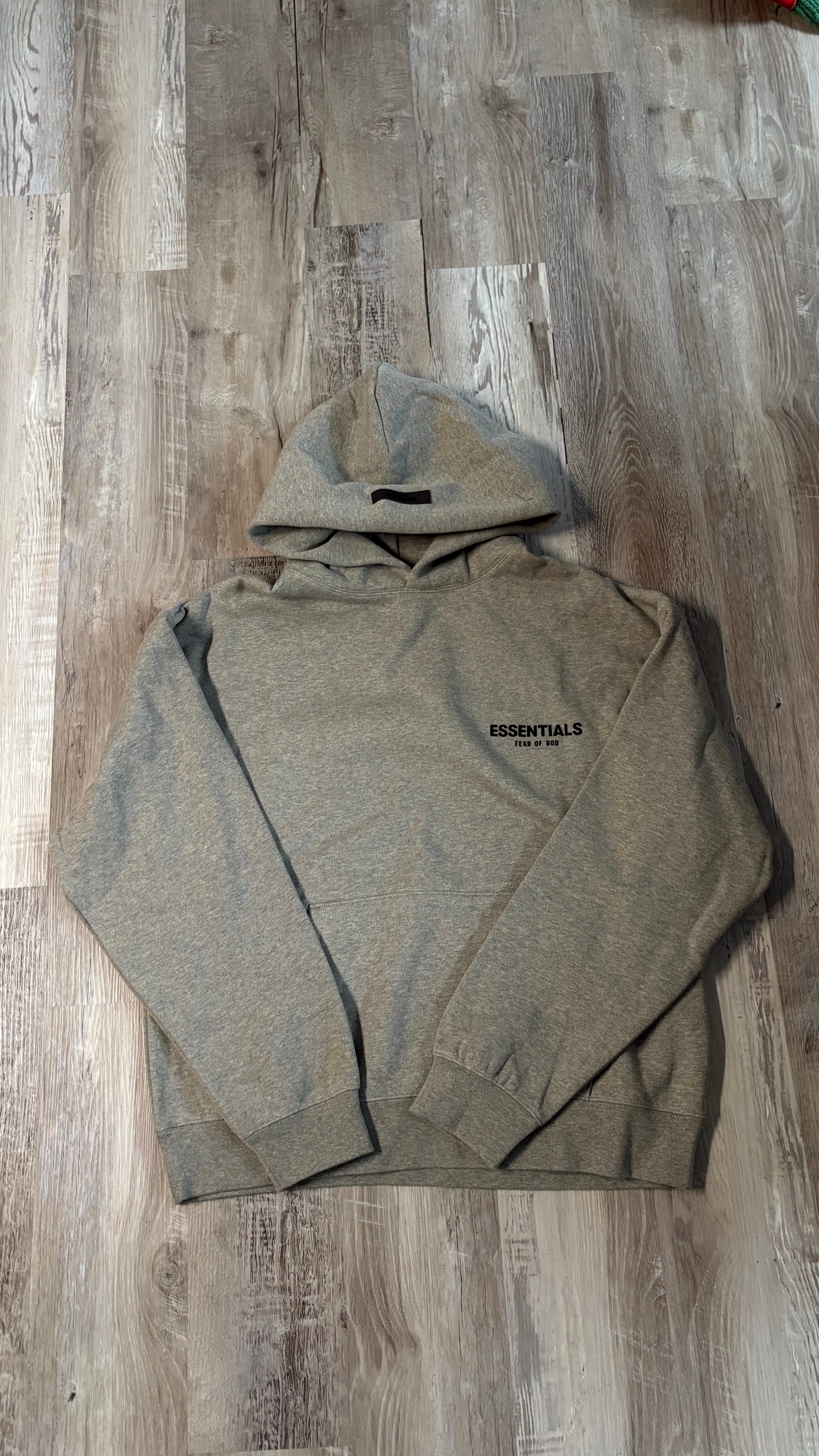 Fear of God Essentials Hoodie 'Dark Oatmeal'