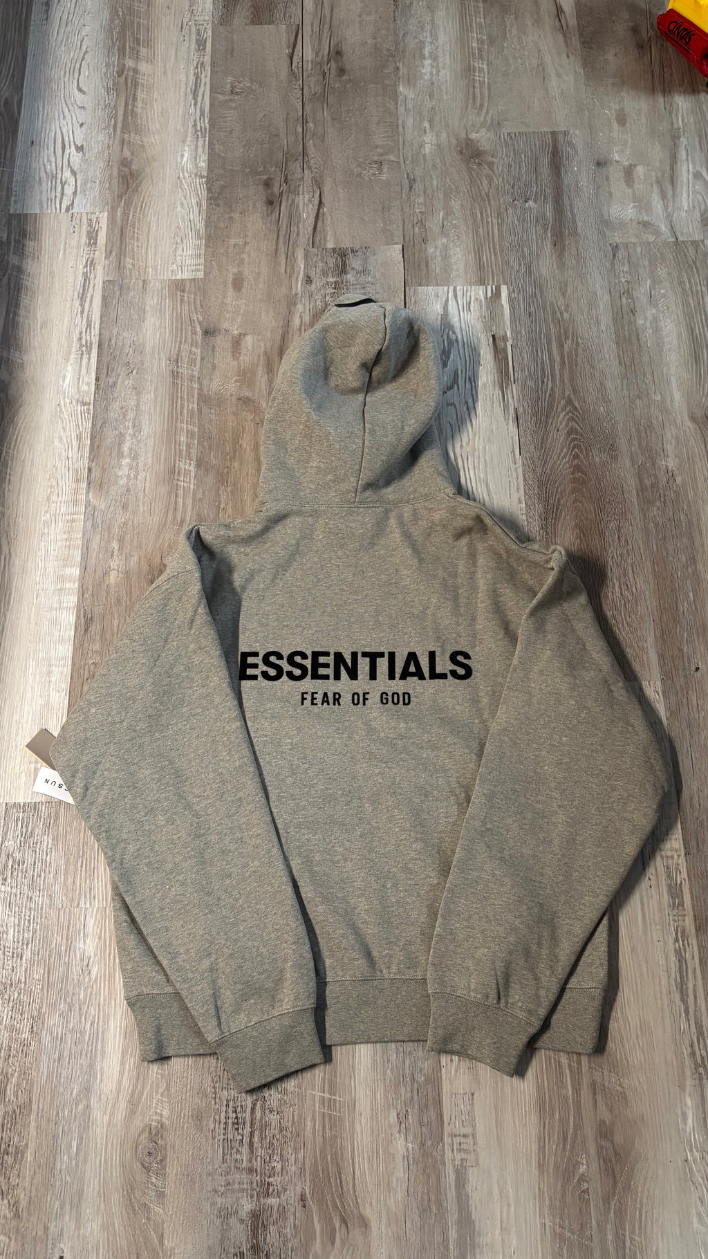 Fear of God Essentials Hoodie 'Dark Oatmeal'