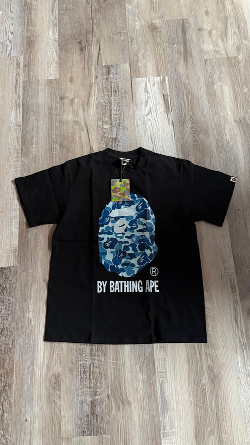 BAPE ABC Camo By Bathing Ape Tee 'Black/Blue'