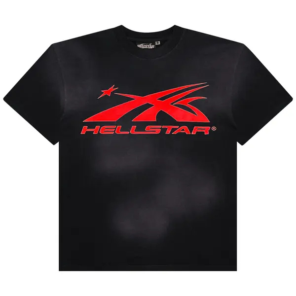 Hellstar Sports Core Gel Logo T-Shirt 'Black/Red'