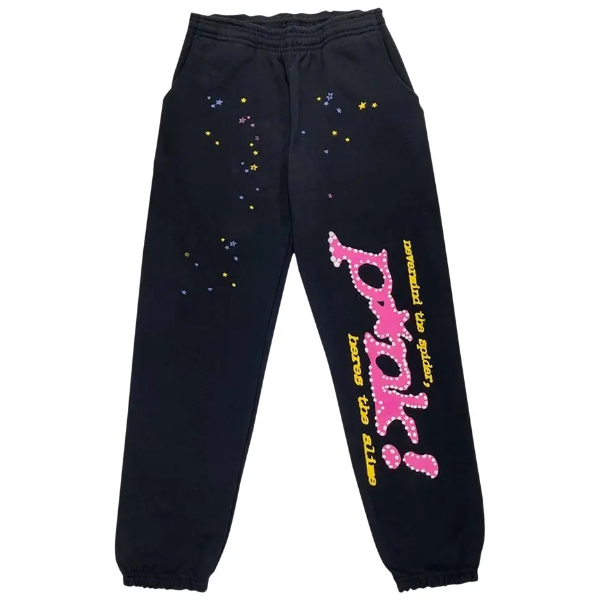 Sp5der P*nk Sweatpants 'Black'