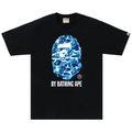 BAPE ABC Camo By Bathing Ape Tee 'Black/Blue'