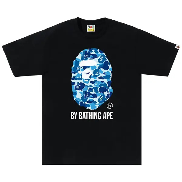 BAPE ABC Camo By Bathing Ape Tee 'Black/Blue'