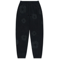 Denim Tears Cotton Wreath Sweatpants 'Black Monochrome'
