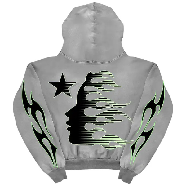 Hellstar Sports Core Logo Hoodie 'Grey'