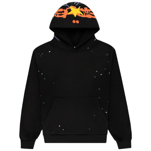 Sp5der Heavy Web Hoodie 'Black'