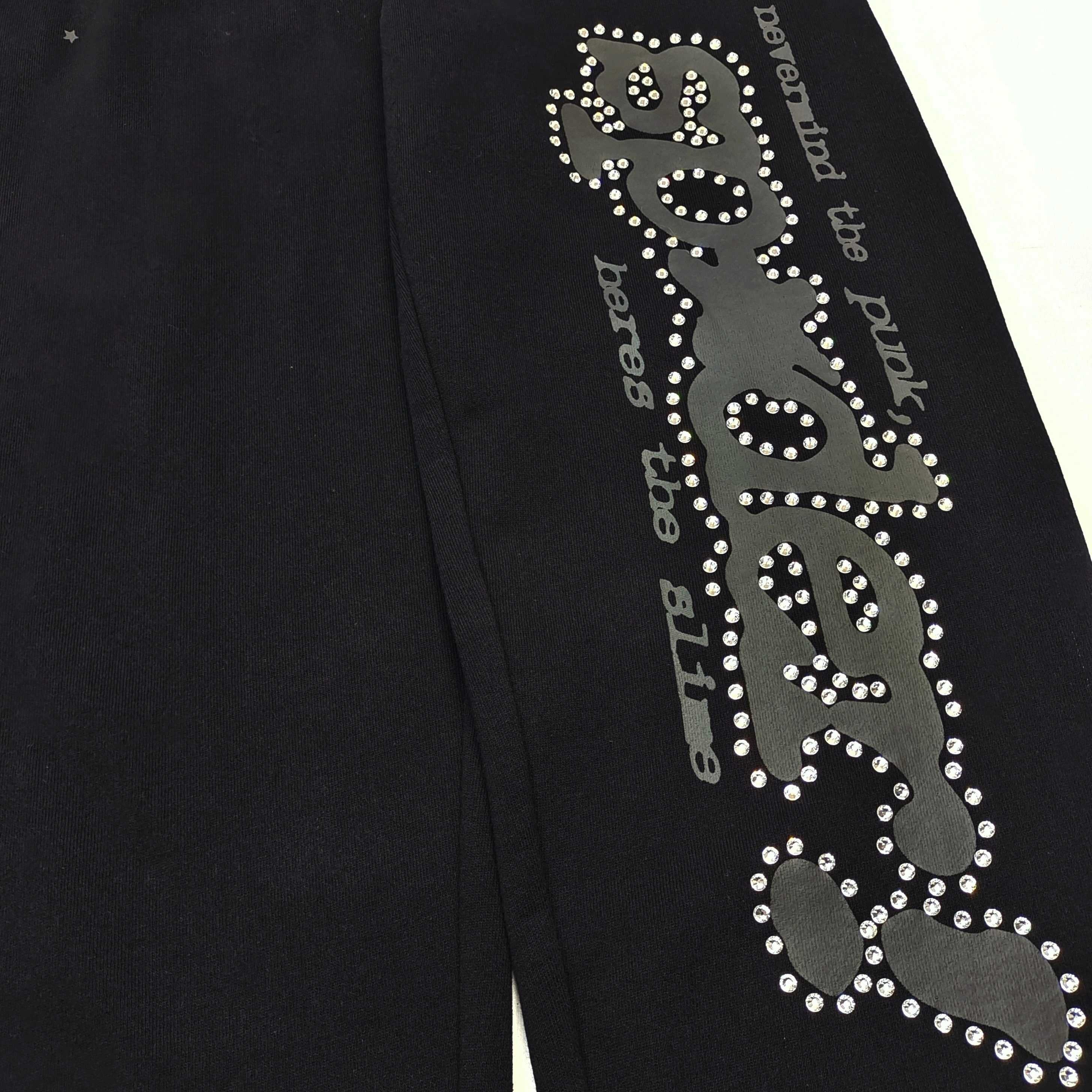 Sp5der Rhinestone Punk V2 Sweatpant