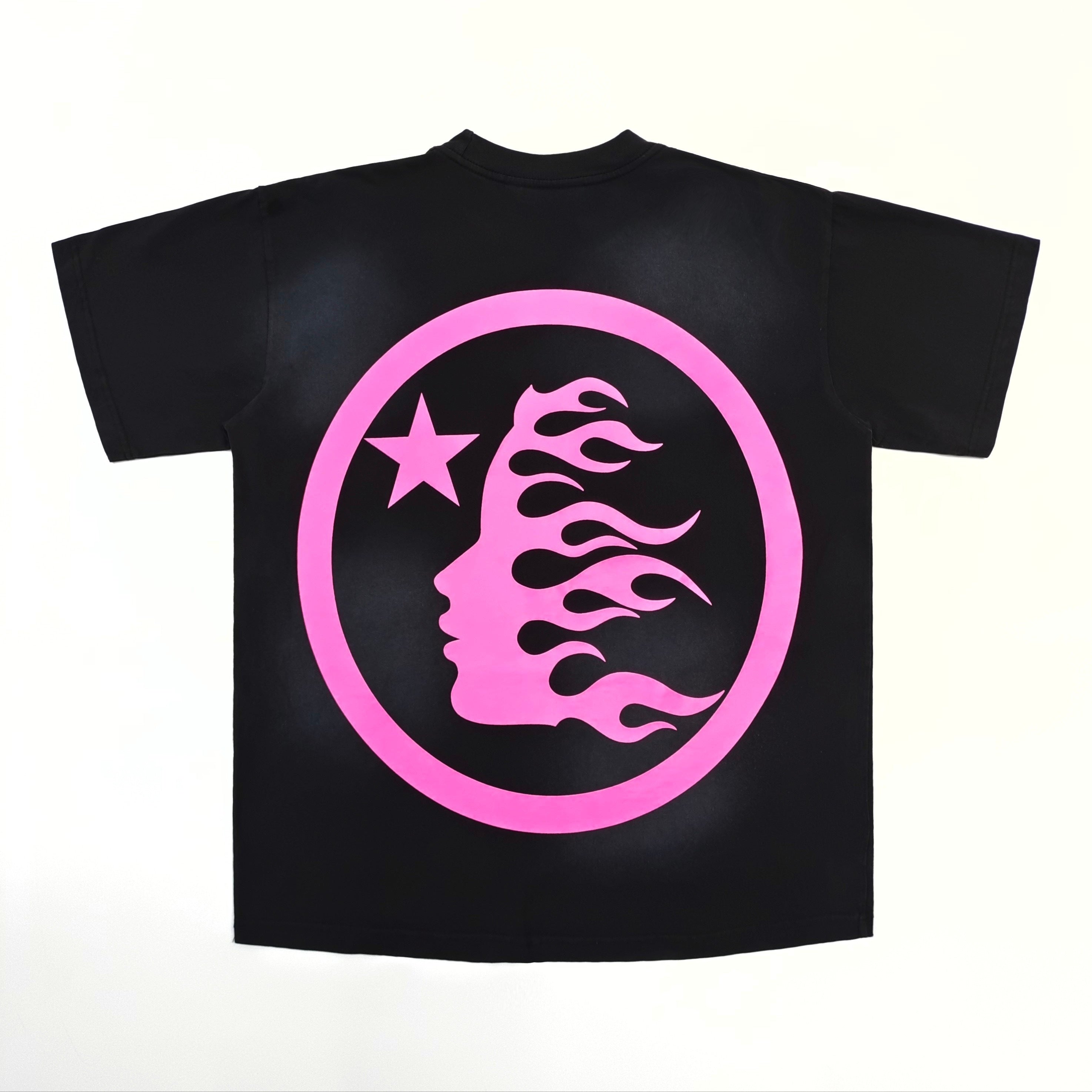 Hellstar Classic T-Shirt (Regular Print) 'Black/Pink'