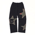 Sp5der Big Star Wide Leg Sweatpant 'Black'