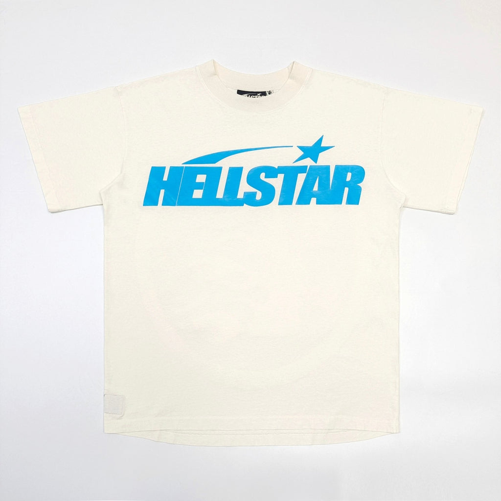 Hellstar Classic T-Shirt (Regular Print) 'White/Blue'