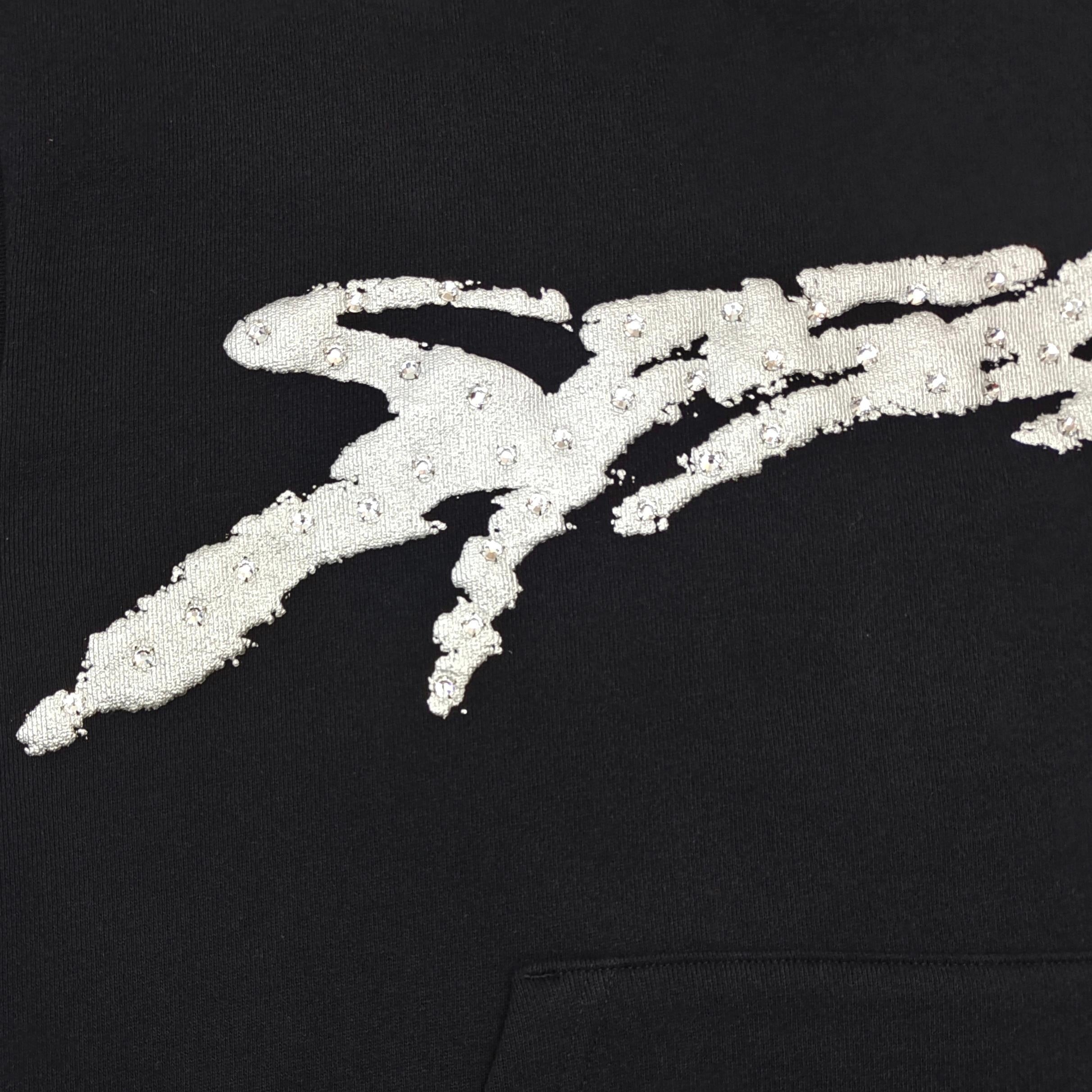 Sp5der Screaming Eagle Hoodie 'Black'