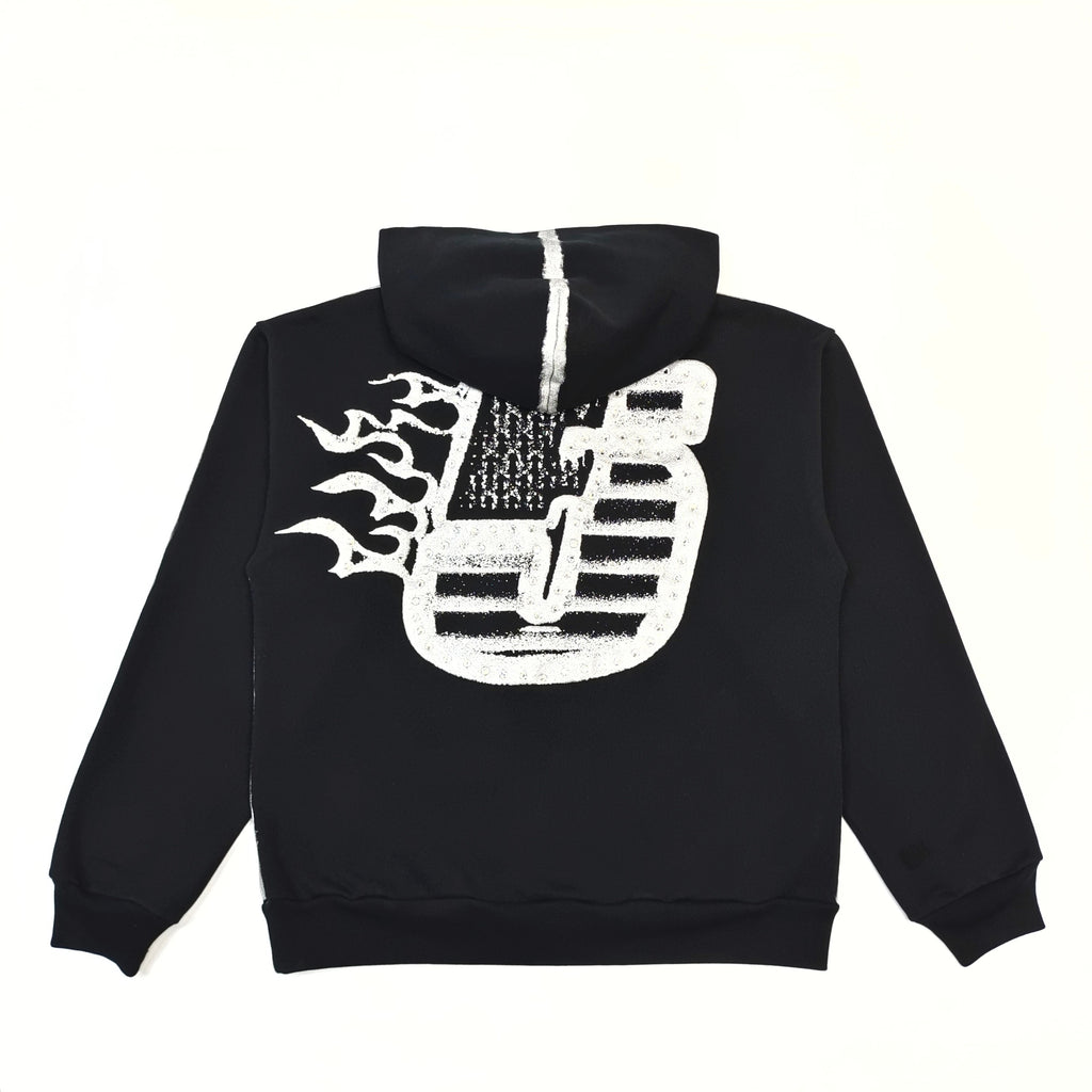 Sp5der Screaming Eagle Hoodie 'Black'