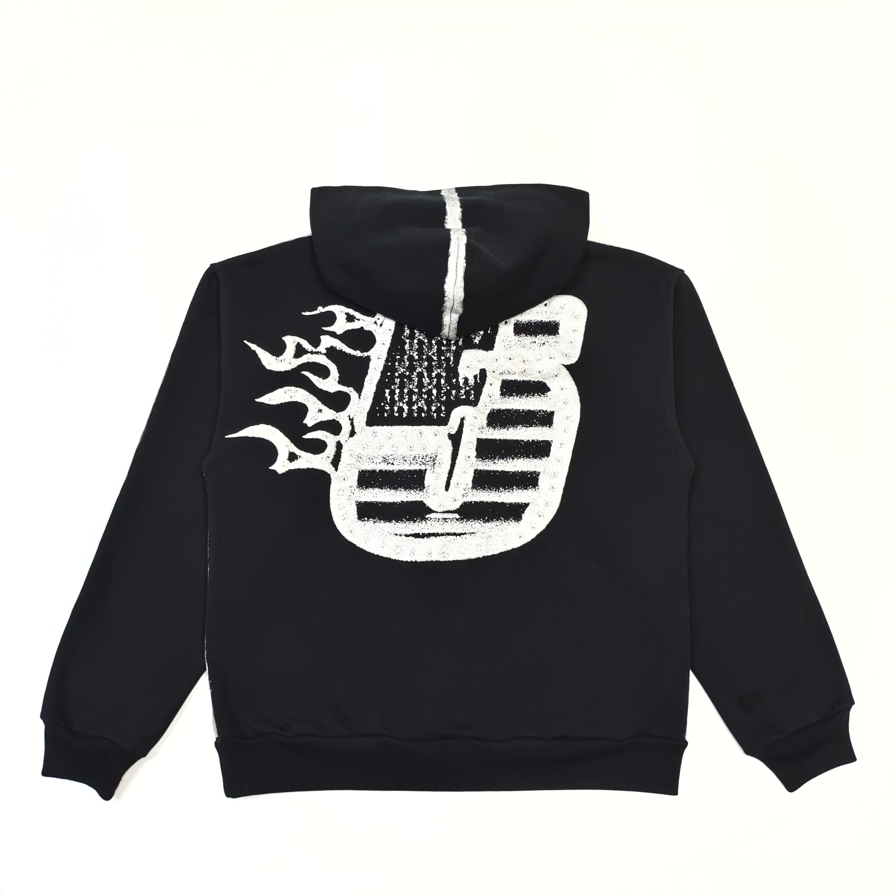 Sp5der Screaming Eagle Hoodie 'Black'