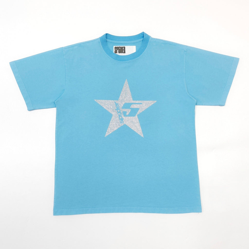 Sp5der Big 5 Star Rhinestone Tee
