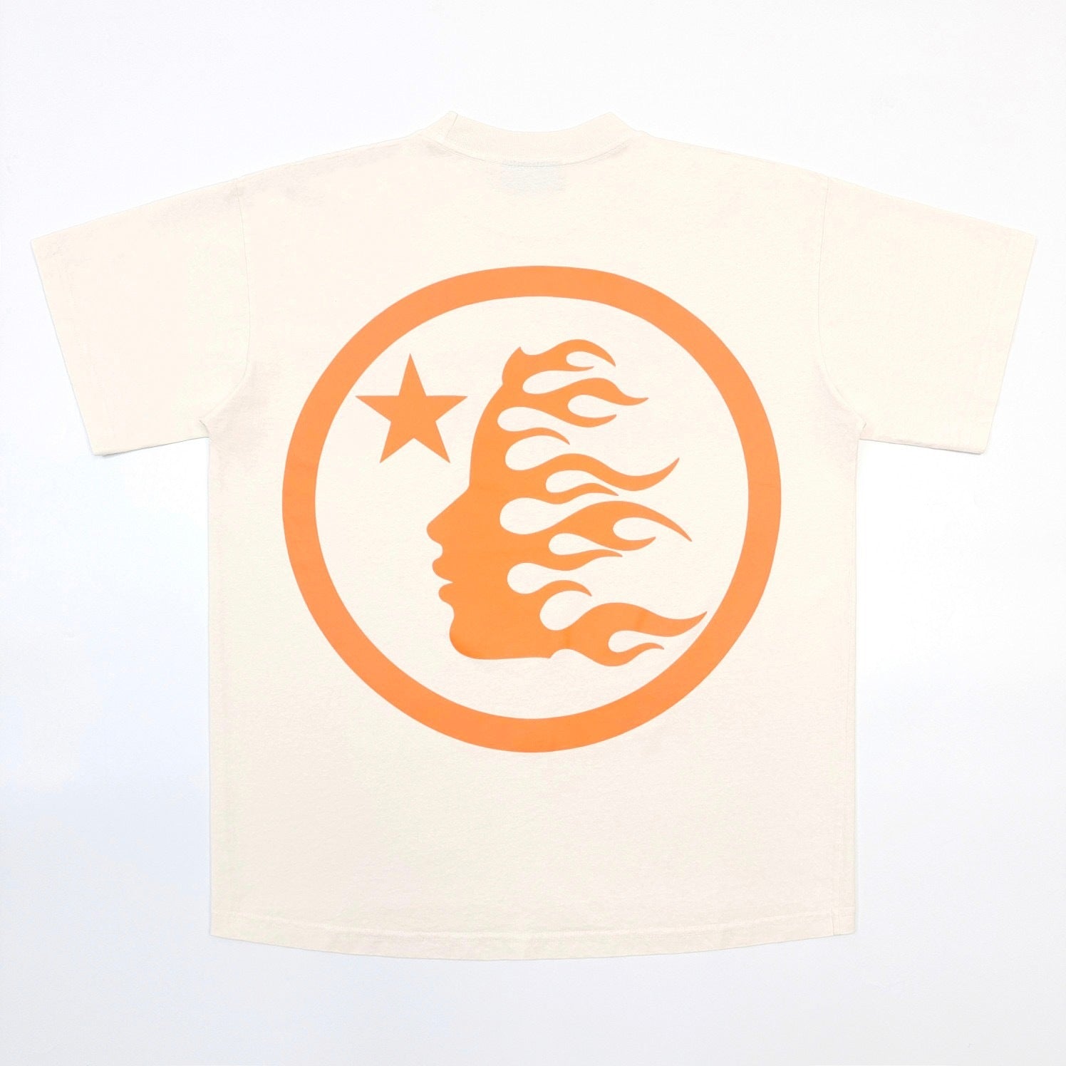 Hellstar Classic T-Shirt (Gel Print) 'White/Orange'