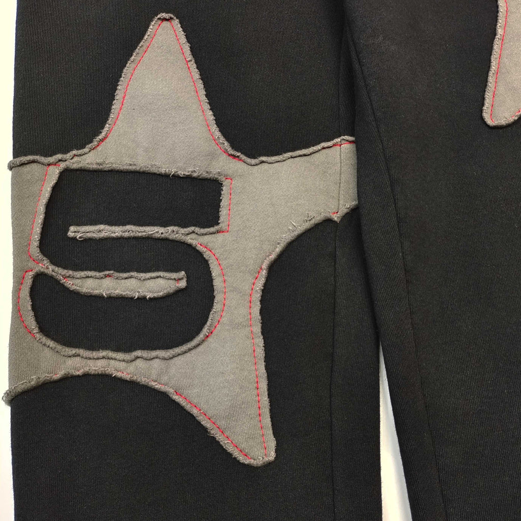Sp5der Big Star Wide Leg Sweatpant 'Black'
