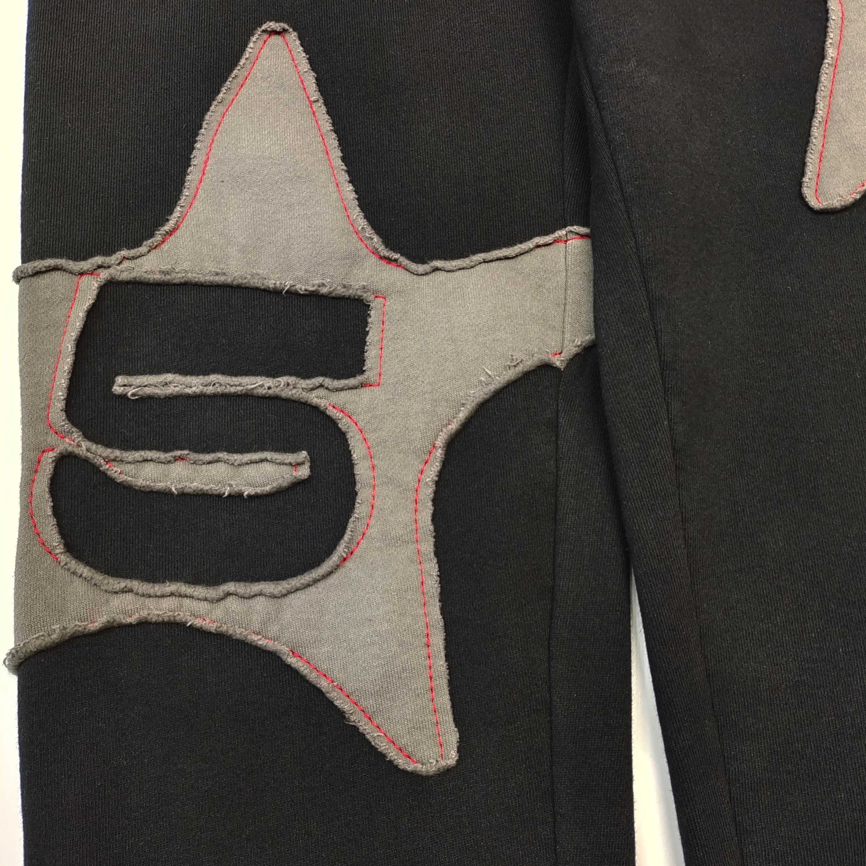 Sp5der Big Star Wide Leg Sweatpant 'Black'