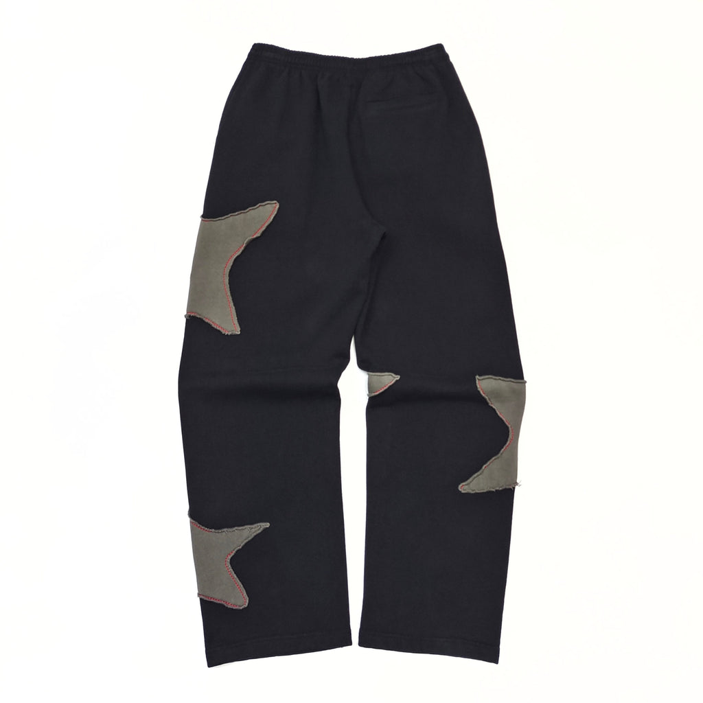 Sp5der Big Star Wide Leg Sweatpant 'Black'