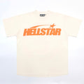 Hellstar Classic T-Shirt (Gel Print) 'White/Orange'